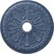 Ekena Millwork Bristol Ceiling Medallion (Canopies up to 3 7/8"), 23 1/2"OD x 3 7/8"ID x 1"P, Americana Crackle CM23BIAMC - alternate 1